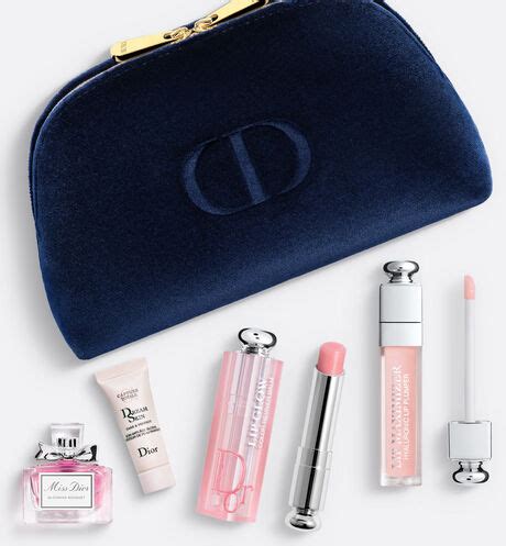 dior lip gift set|christian dior lipstick set bag.